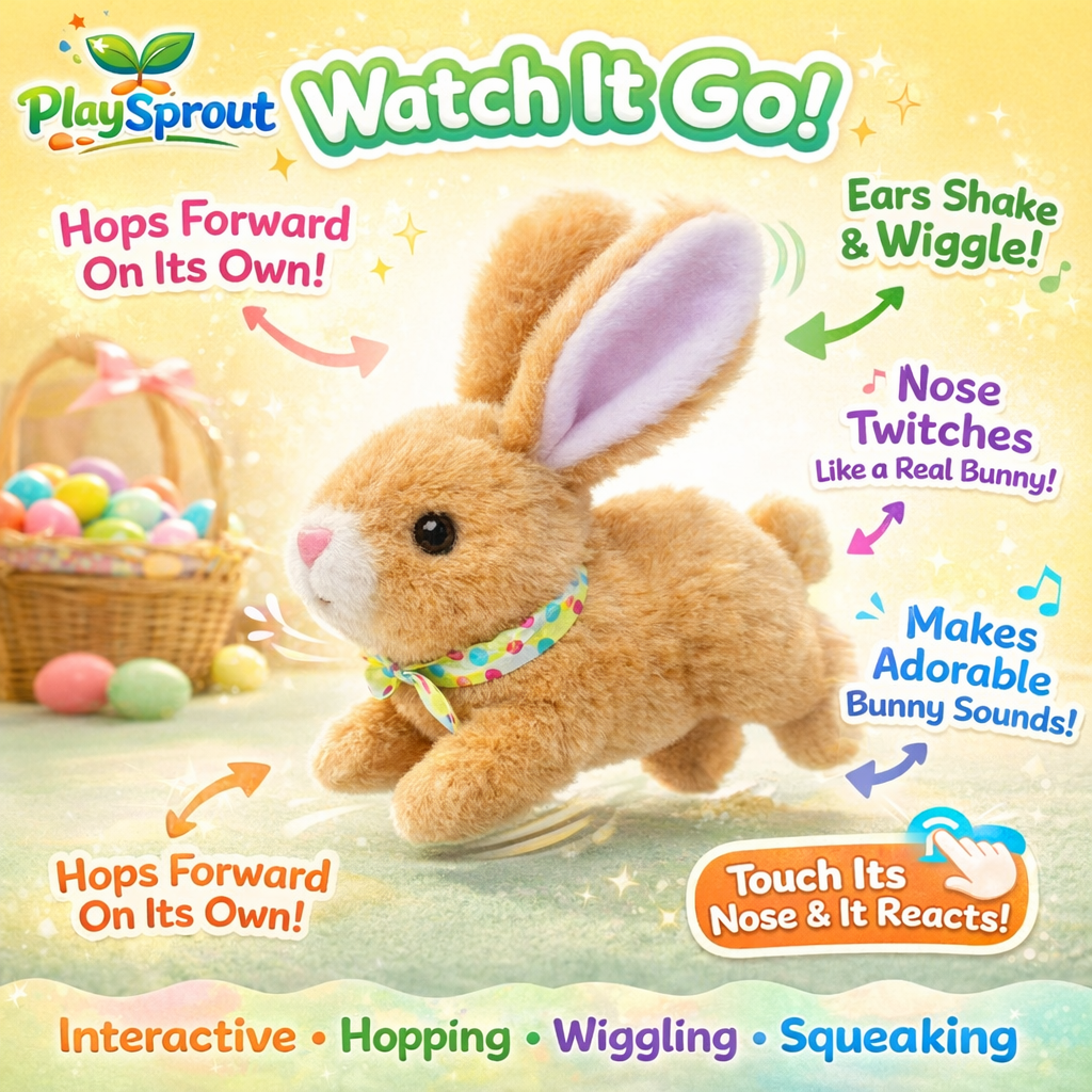 Sprout the Easter Bunny Toy for Kids
